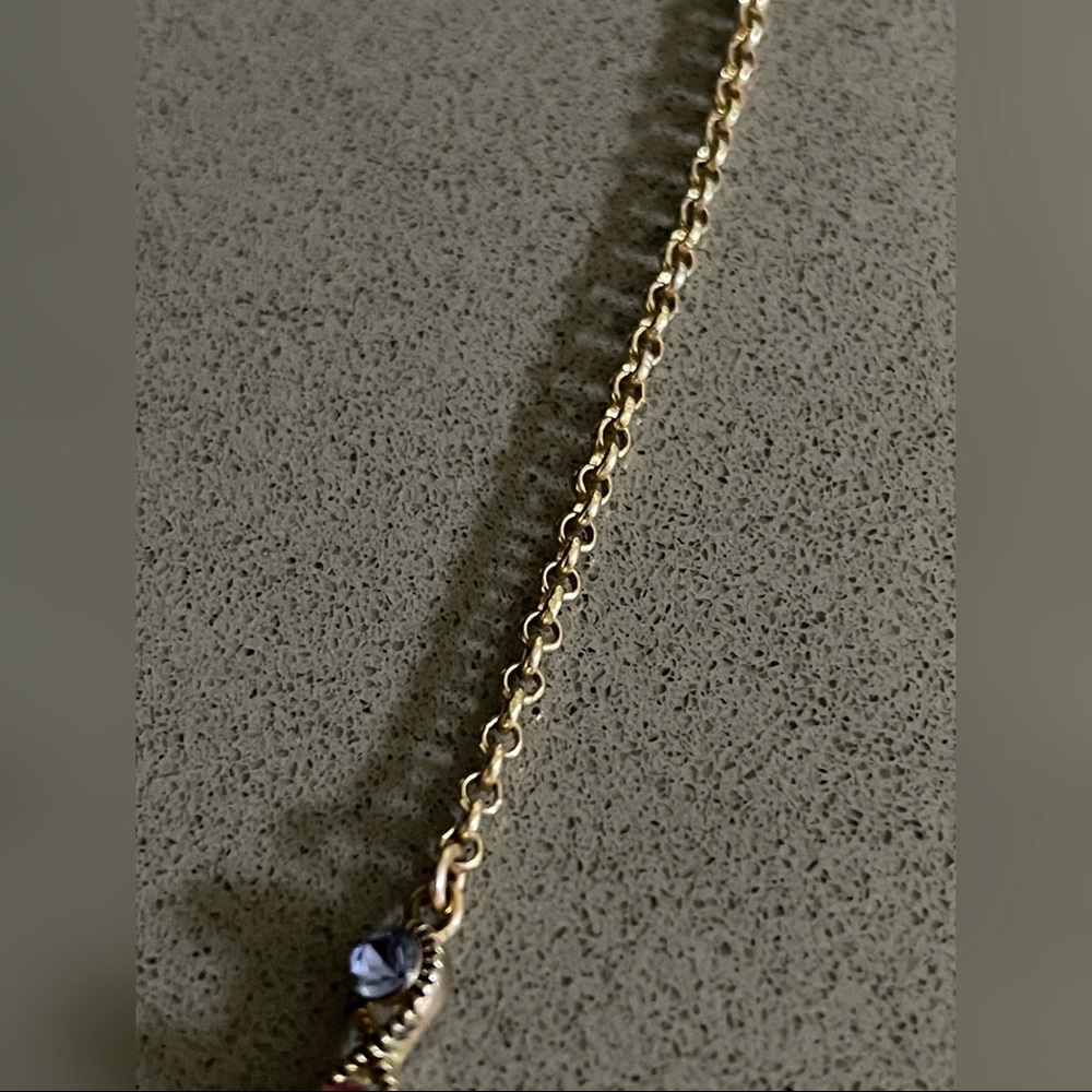 VCLM Pink Rhinestone Necklace - Picture 5 of 8